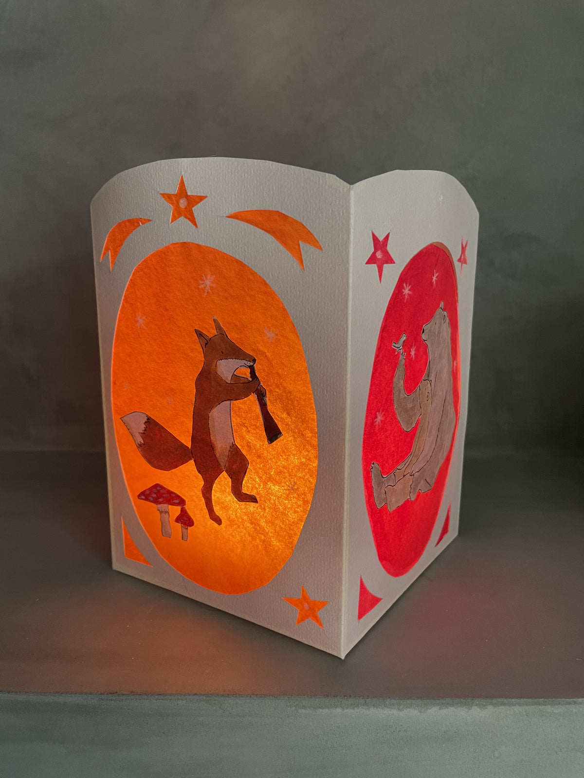 Free autumn lantern craft kit