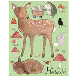 Hertje & vrienden muursticker
