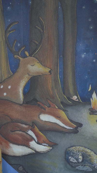 Video Dieren in het Bos behangcirkel — kinderkamer styling inspiratie Hartendief